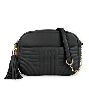 6503 Quilted Crossbody Bags - Stylish Camera Bag with Tassel - Lightweight
